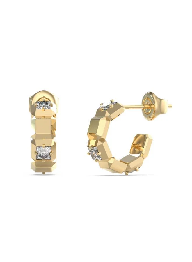 GUESS 15Mm Crystal Cube Hoops